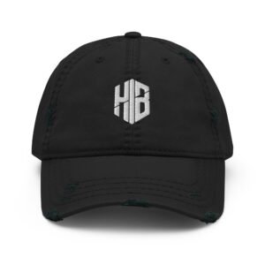 Distressed Embroidered Dad Hat — Dark Collection