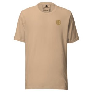 Essential Embroidered Tee — Sand